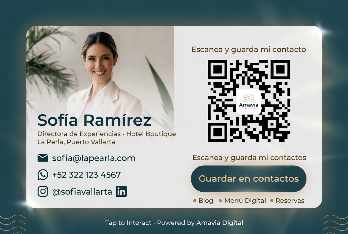 Tarjeta digital interactiva